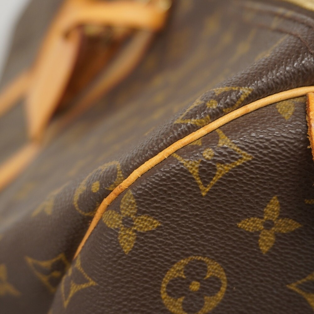 LOUIS VUITTON Brown Monogram Keepall 55 Boston Bag - Picture 12 of 16